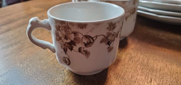 Johnson Bros. Brown Transferware Dishes - Image 5