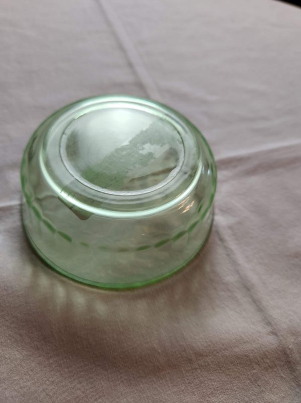 Green Depression Ribbon Bowl - Image 2