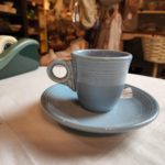 Fiesta Periwinkle Blue Demitasse Cup and Saucer