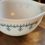 Pyrex "Snowflake" Bowl