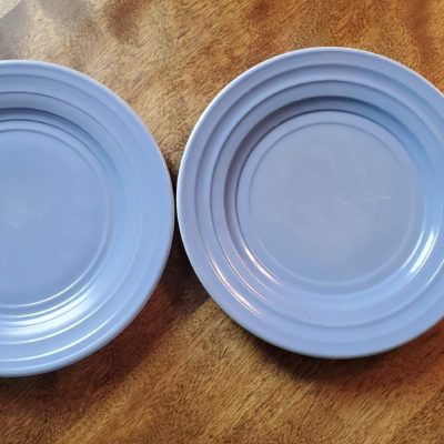 Blue Moderntone Salad Plates