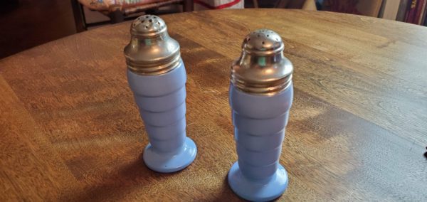 Blue Moderntone Salt and Pepper Set
