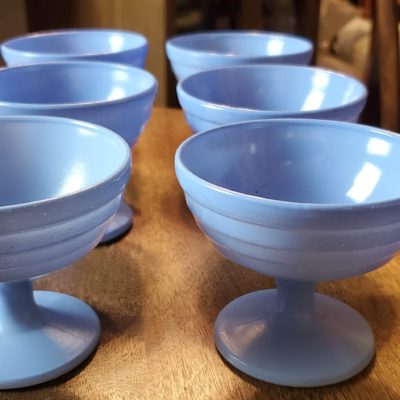 Moderntone Blue Custard Cups (Sherbets)