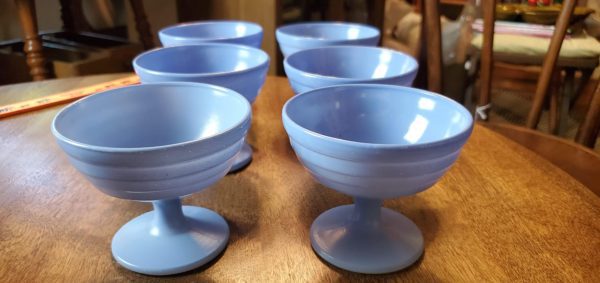 Moderntone Blue Custard Cups (Sherbets)