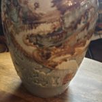 Majolica Dragon Vase