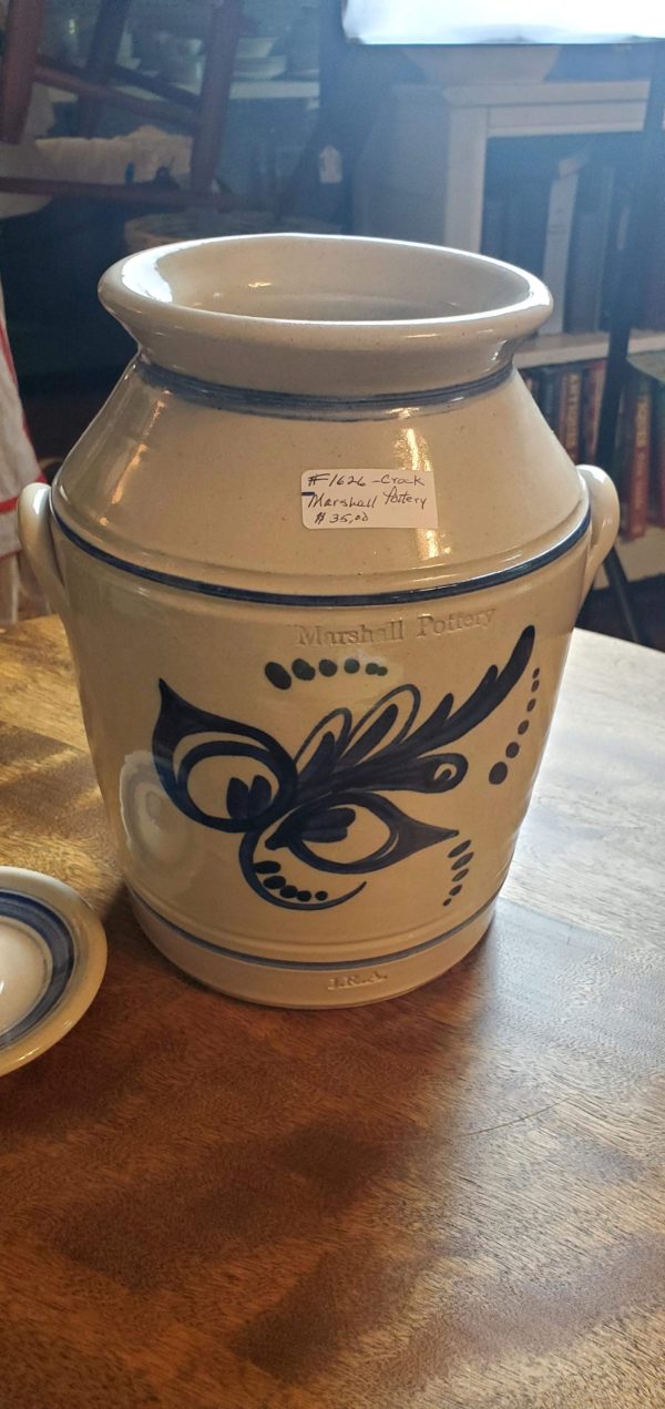 Crock w/ Lid Marshall Pottery