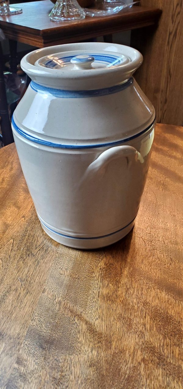Crock w/ Lid Marshall Pottery - Image 3