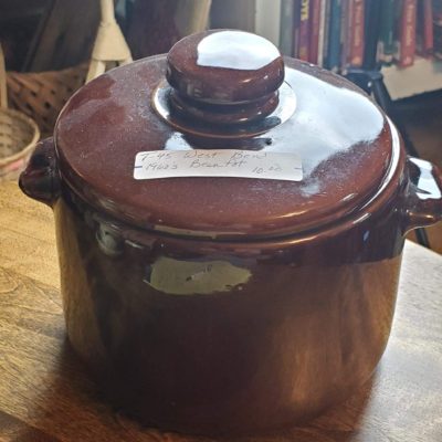 Westbend Brown Bean Pot w/ Handles