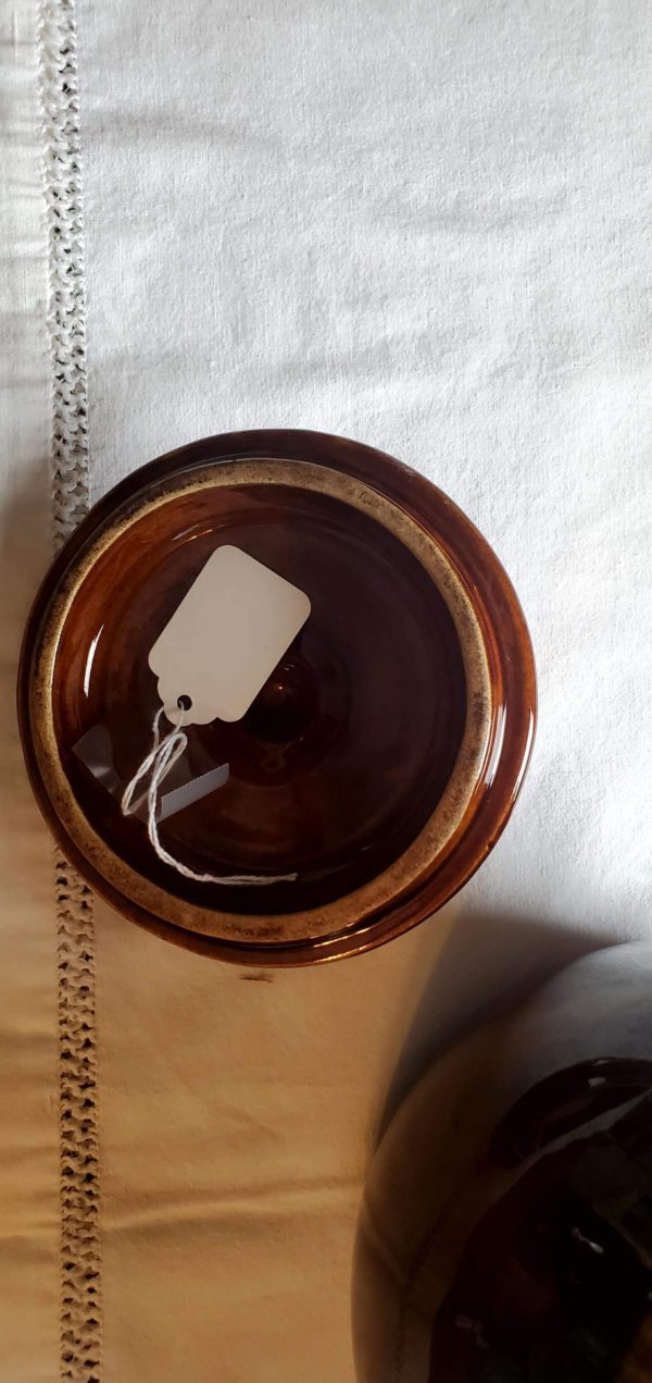 McCoy Brown Drip Bean Pot - Image 4