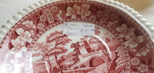 Spode Tower Saucers - Image 5
