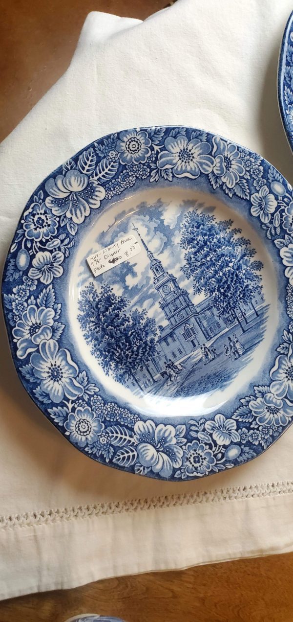 Liberty Blue Dinner Plate - Image 3