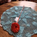 Orange Blown Glass Flower