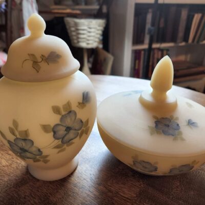 Candy Dish and Ginger Jar w/ Lids