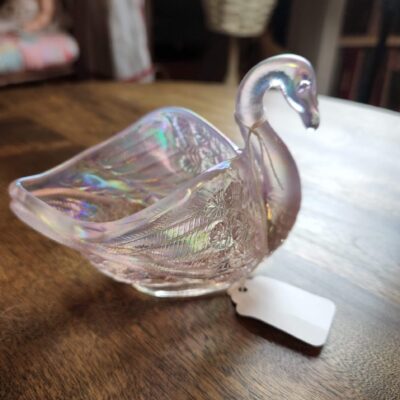 Pink Iridescent Swan