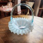 Blue Melon Beaded Basket