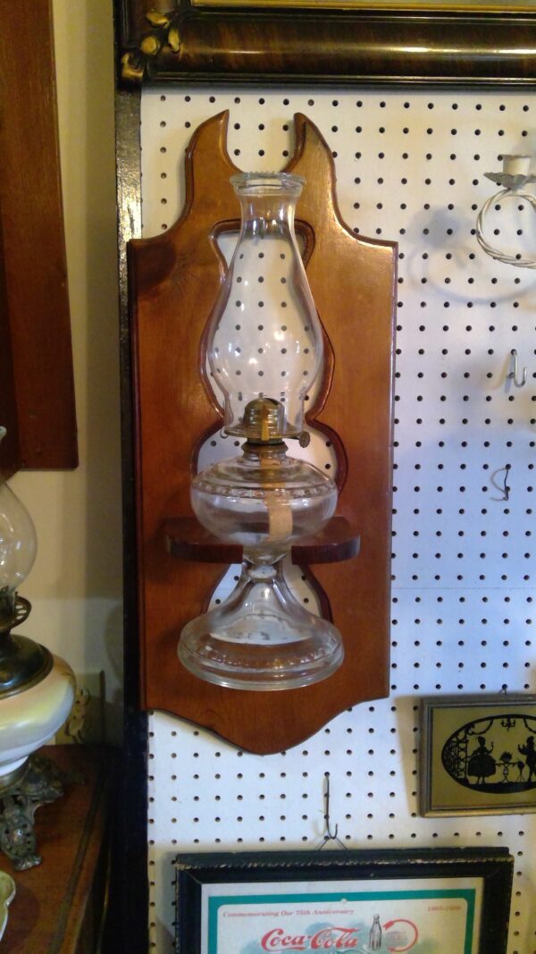 Kerosene Wall Lamp and Holder