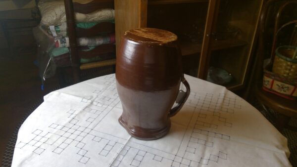 Brown Stoneware Pitcher - Image 2