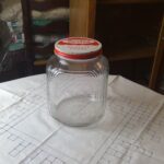 Duraglass Jar w/ Red Lid