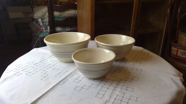 Set of 3 McCoy Ovenware Bowls