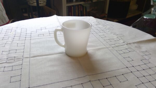 Milk Glass Mug